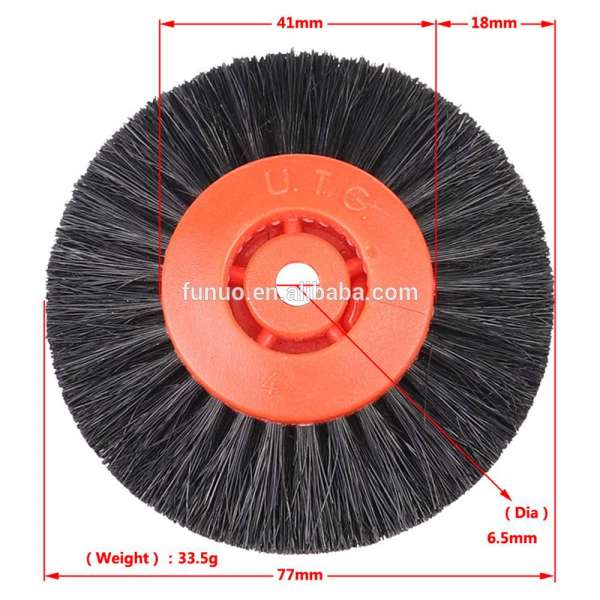 Deburring and Cleaning Brush Abrasive Silk Material Wheel Type Brush To Clean Jewelry